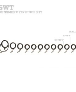 CRB LZR Single Foot Fly Rod Guide Set Kits Components