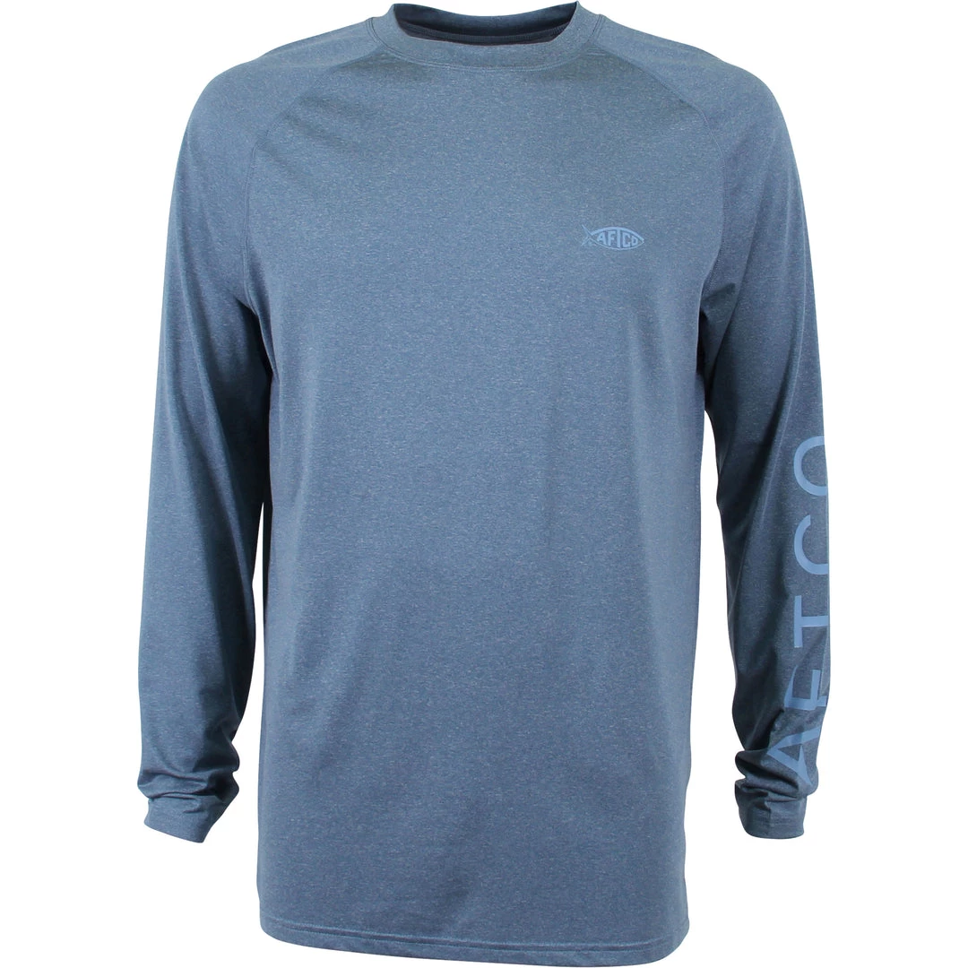 Gear AFTCO Men's Samurai 2 Heathered LS T-Shirt 4 Gear AFTCO Men's Samurai 2 Heathered LS T-Shirt