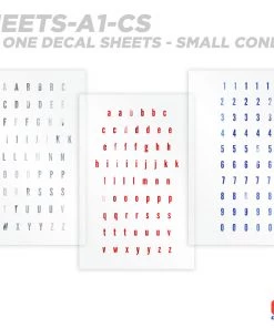 CRB All-in-One Number & Alphabet Rod Decal Kit - Peel & Stick Letters Supplies