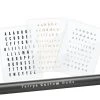 CRB Alphabet Rod Decals - Peel & Stick Letters