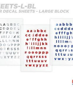 CRB Alphabet Rod Decals - Peel & Stick Letters 23 CRB Alphabet Rod Decals - Peel & Stick Letters