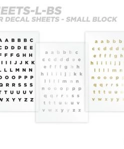 CRB Alphabet Rod Decals - Peel & Stick Letters 24 CRB Alphabet Rod Decals - Peel & Stick Letters