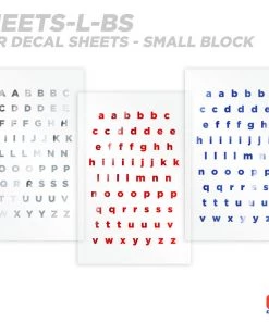 CRB Alphabet Rod Decals - Peel & Stick Letters 25 CRB Alphabet Rod Decals - Peel & Stick Letters