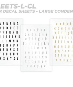 CRB Alphabet Rod Decals - Peel & Stick Letters 26 CRB Alphabet Rod Decals - Peel & Stick Letters