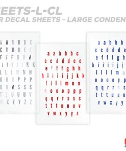 CRB Alphabet Rod Decals - Peel & Stick Letters 27 CRB Alphabet Rod Decals - Peel & Stick Letters