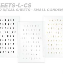 CRB Alphabet Rod Decals - Peel & Stick Letters 28 CRB Alphabet Rod Decals - Peel & Stick Letters