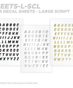 CRB Alphabet Rod Decals - Peel & Stick Letters 30 CRB Alphabet Rod Decals - Peel & Stick Letters