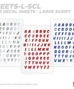 CRB Alphabet Rod Decals - Peel & Stick Letters 31 CRB Alphabet Rod Decals - Peel & Stick Letters
