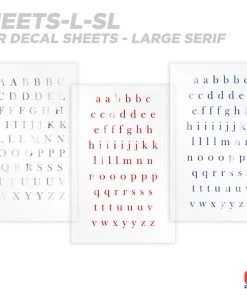 CRB Alphabet Rod Decals - Peel & Stick Letters 33 CRB Alphabet Rod Decals - Peel & Stick Letters