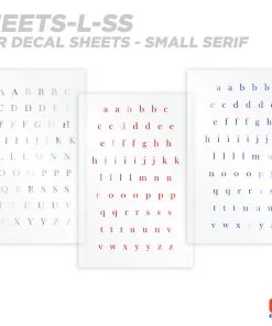 CRB Alphabet Rod Decals - Peel & Stick Letters 35 CRB Alphabet Rod Decals - Peel & Stick Letters