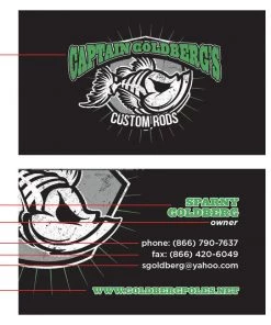 Mud Hole Gear Custom Business Cards: Green Bones