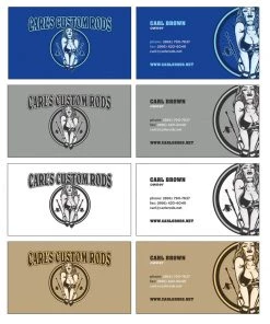 Mud Hole Gear Custom Business Cards: Pinup Girl