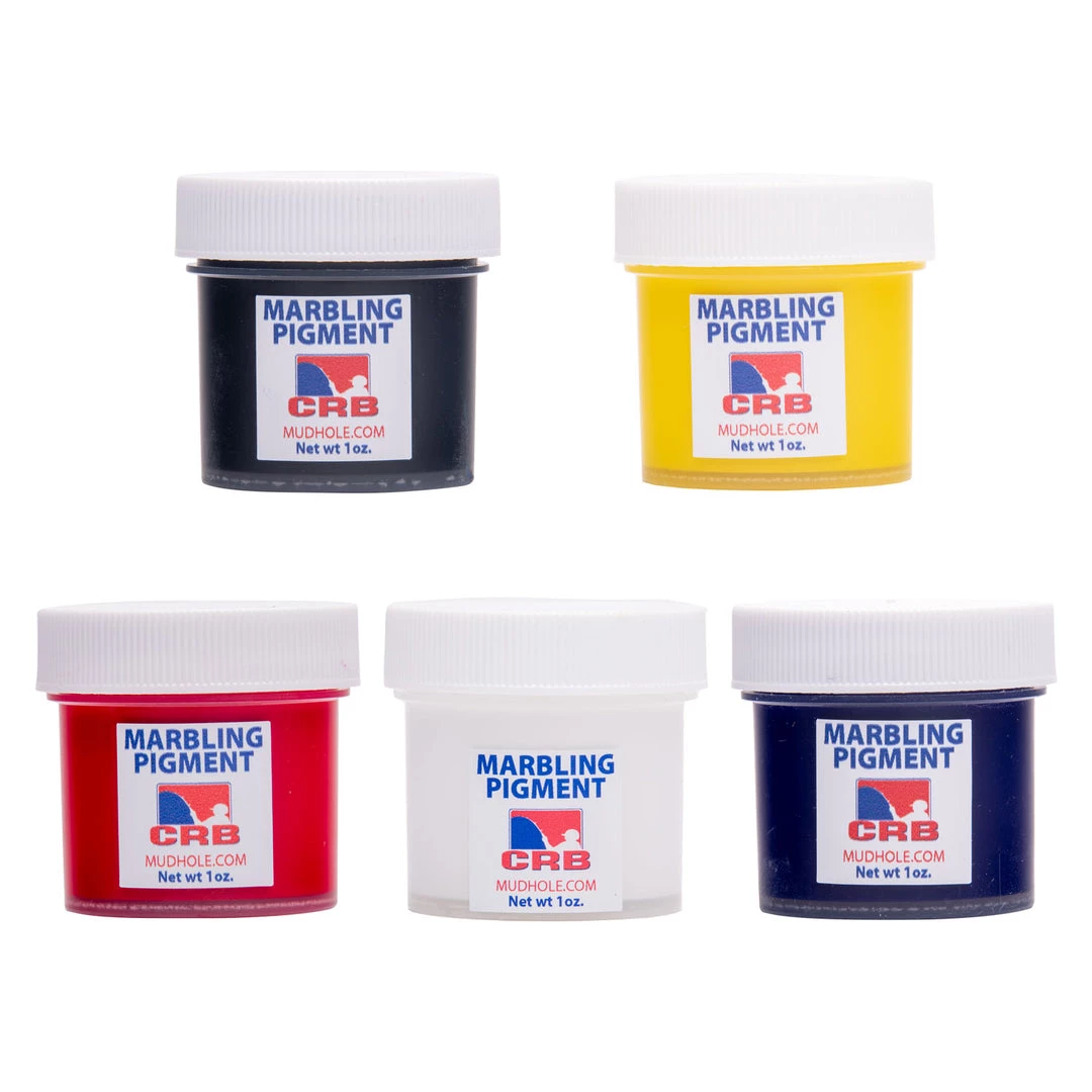 Supplies CRB Marbling Pigment Kit (5 Colors) 3 Supplies CRB Marbling Pigment Kit (5 Colors)