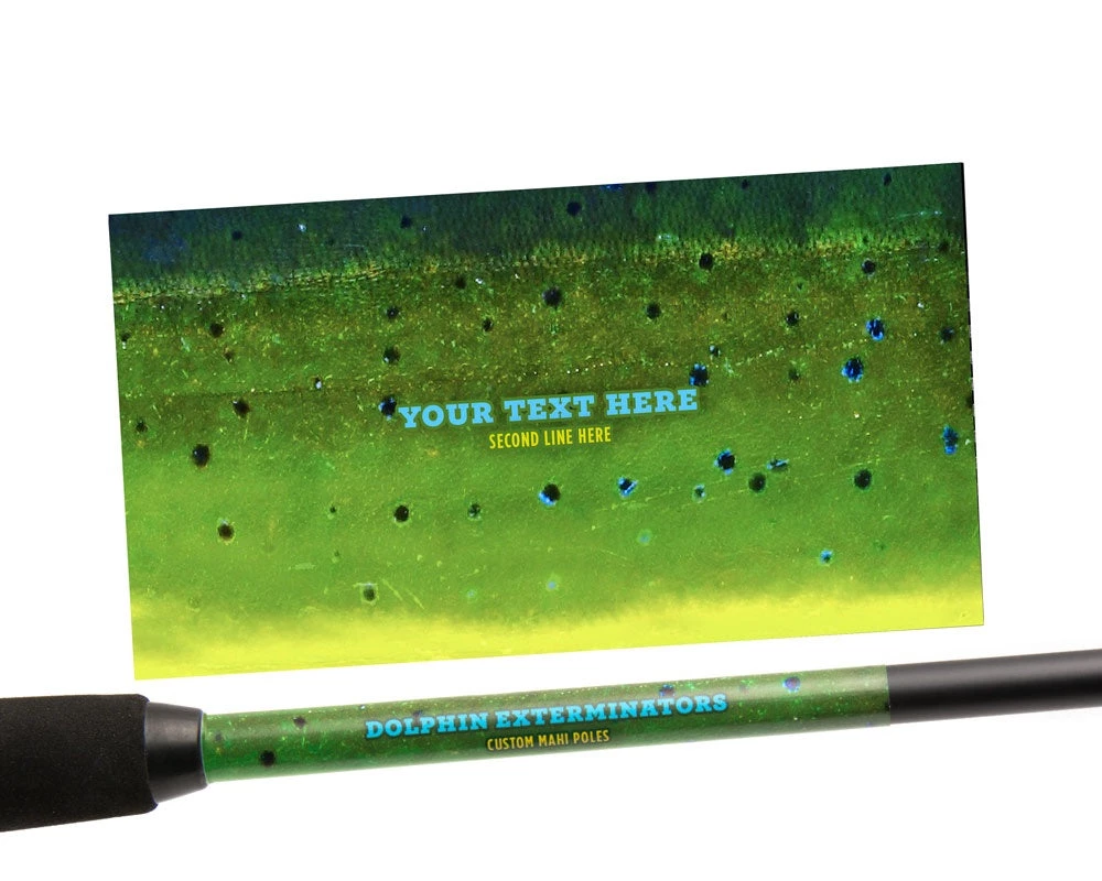 CRB Custom Rod Skinz - Dolphin Supplies 3 CRB Custom Rod Skinz - Dolphin Supplies