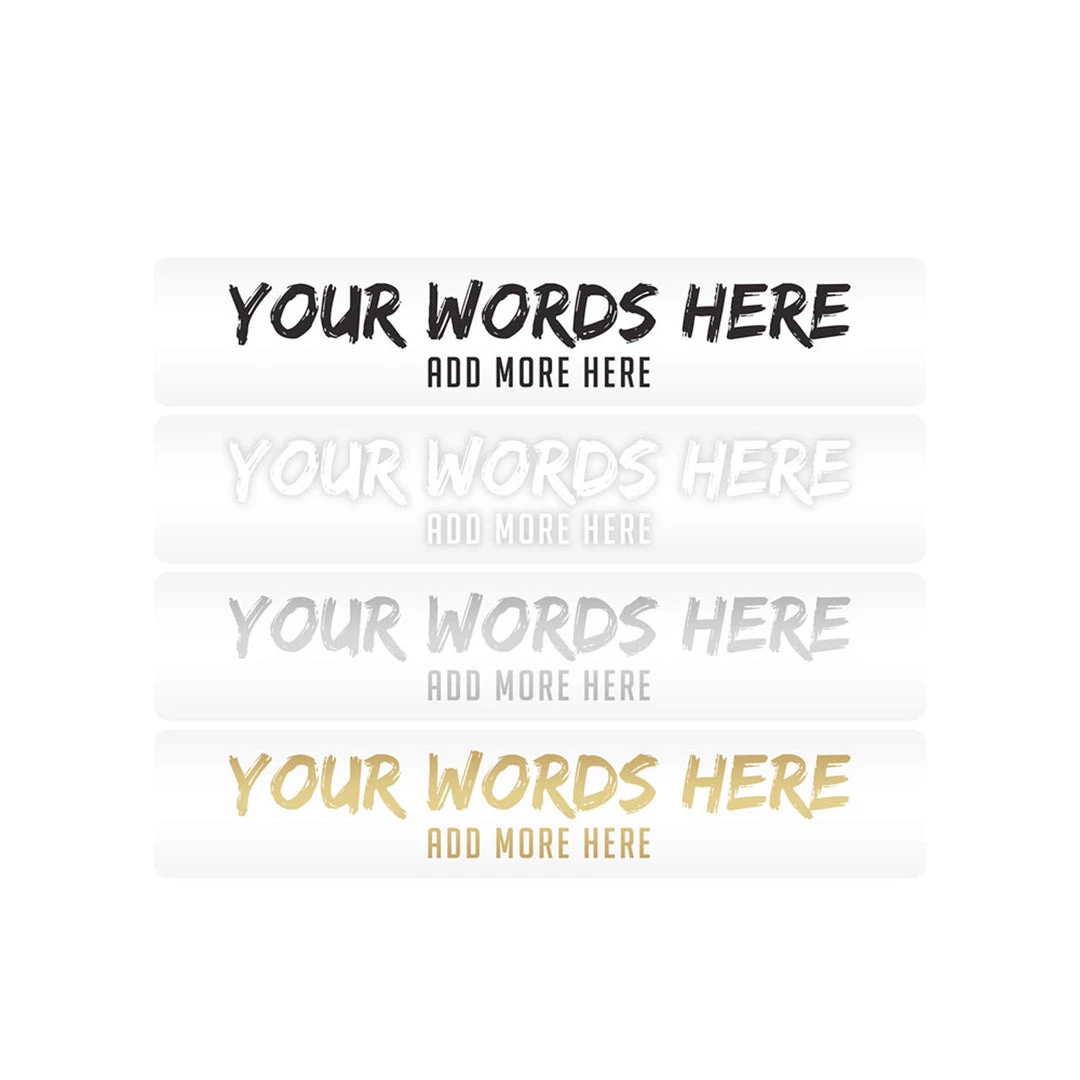 Mud Hole Customizable Designer Rod Decals - Brush 4 Mud Hole Customizable Designer Rod Decals - Brush