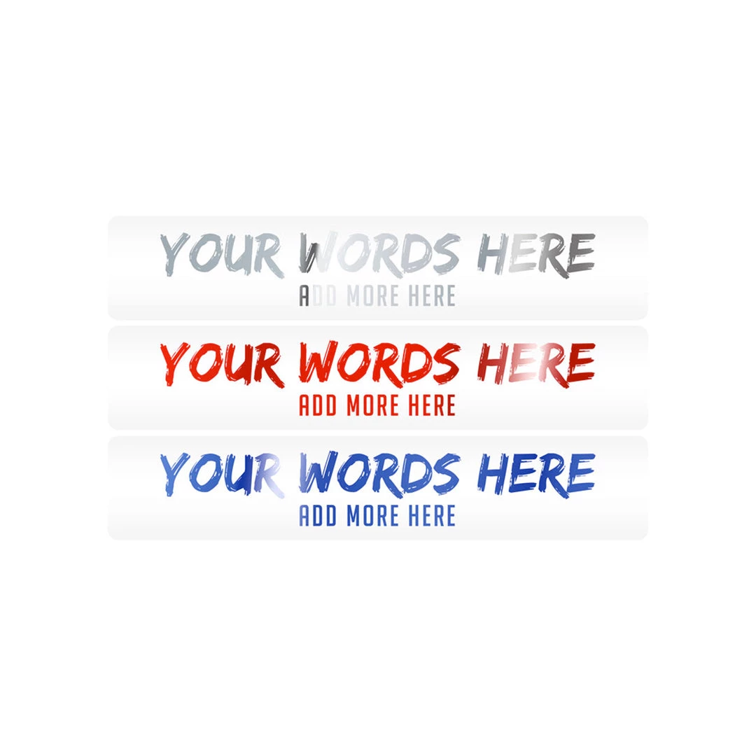 Mud Hole Customizable Designer Rod Decals - Brush 5 Mud Hole Customizable Designer Rod Decals - Brush