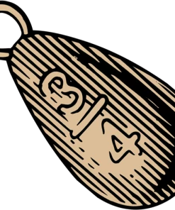 Gear DO-IT BL-2-68B Bell Sinker With Brass Eye Mold