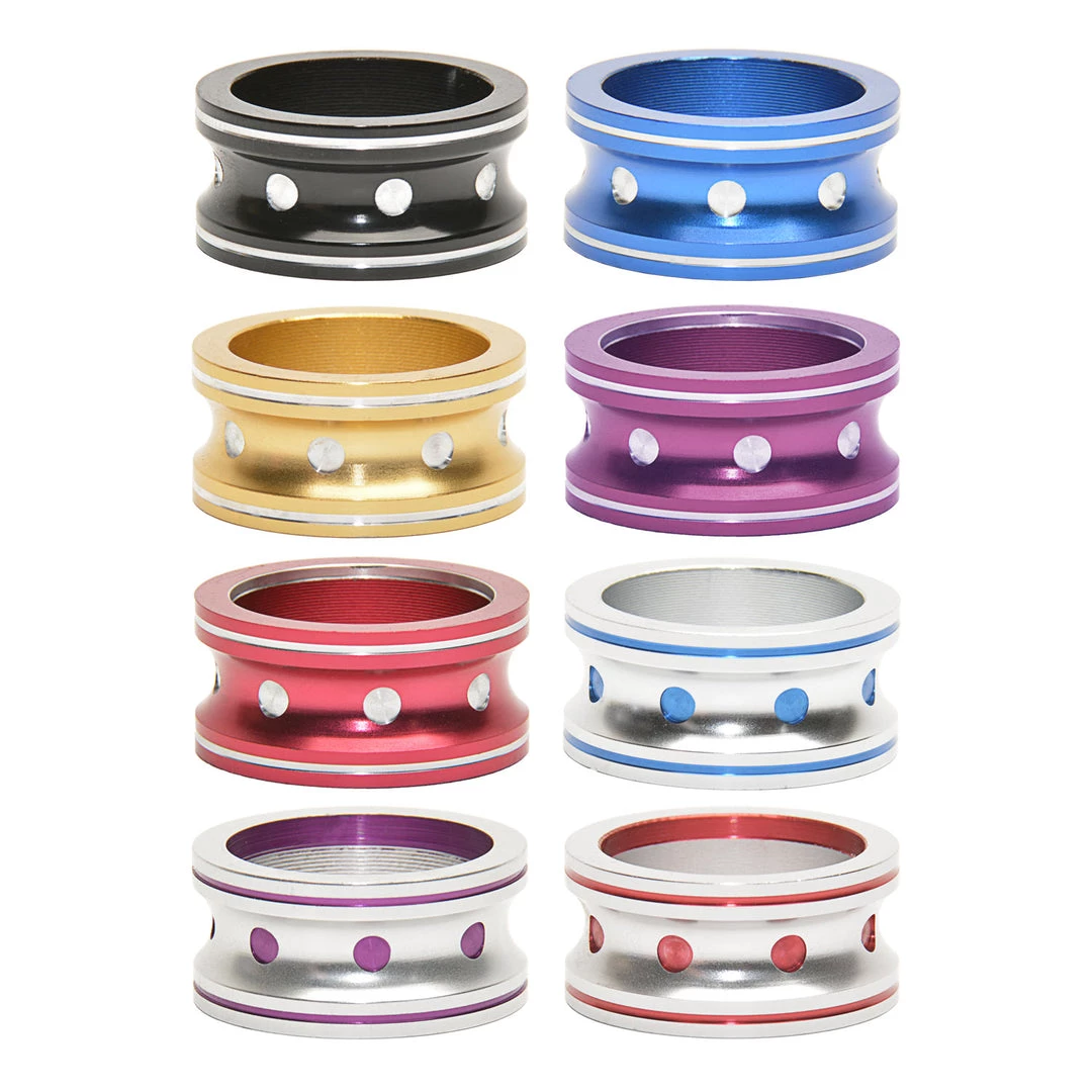 CRB Dimpled Aluminum Trim Rings 3 CRB Dimpled Aluminum Trim Rings