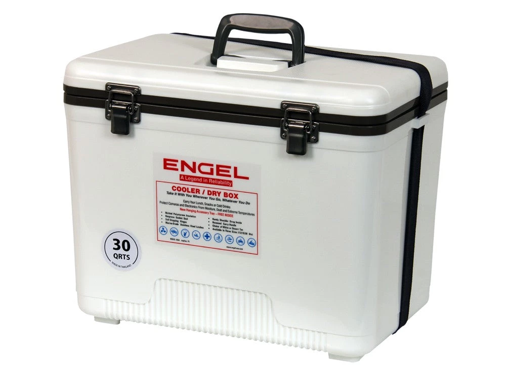 Engel USA Gear Engel 30 Qt. Cooler/Dry Box - White 3 Engel USA Gear Engel 30 Qt. Cooler/Dry Box - White