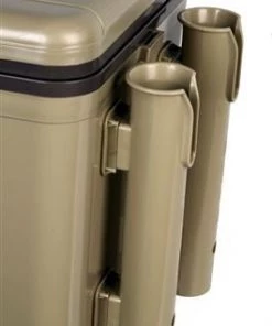 Engel USA Engel 30 Qt. Cooler/Dry Box With Rod Holders - Tan Gear