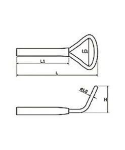 Pacific Bay Components Pac Bay Fly Rod Tip-Tops Model FTXL - Extra Large Loop