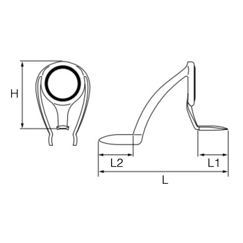 Fuji RB Trolling & Surf Guide Components 10 Fuji RB Trolling & Surf Guide Components