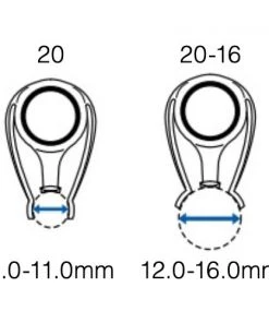 Fuji RB Trolling & Surf Guide Components 16 Fuji RB Trolling & Surf Guide Components