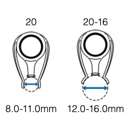 Fuji RB Trolling & Surf Guide Components 9 Fuji RB Trolling & Surf Guide Components