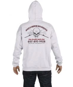 Mud Hole Custom Hoodie: Skull With Crossing Rods