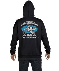 Mud Hole Custom Hoodie: Fish Skeleton