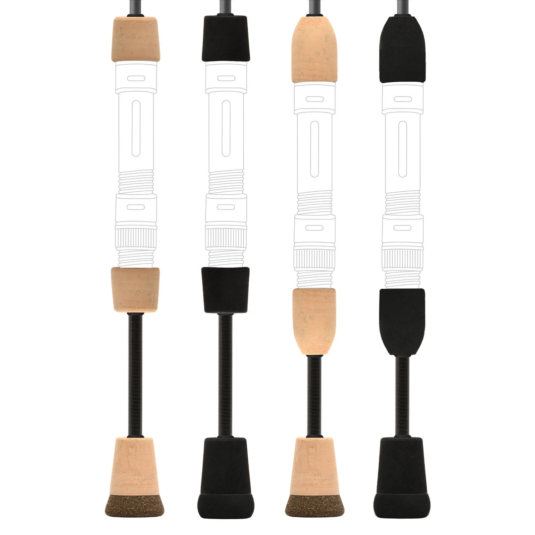 CRB Split Grip Kits For Ultra Lights & Ice Rods Components 3 CRB Split Grip Kits For Ultra Lights & Ice Rods Components