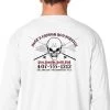 Mud Hole Long-Sleeve Mesh Performance Tee: Skull With Crossing Rods