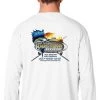 Mud Hole Long-Sleeve Mesh Performance Tee: Jumping Marlin Gear