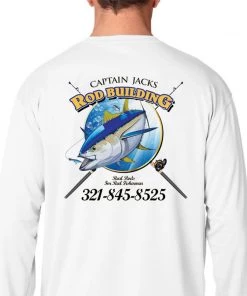 Mud Hole Long-Sleeve Mesh Performance Tee: Chasing Tuna