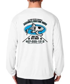 Mud Hole Gear Long-Sleeve Mesh Performance Tee: Fish Skeleton 9 Mud Hole Gear Long-Sleeve Mesh Performance Tee: Fish Skeleton