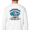 Mud Hole Gear Long-Sleeve Mesh Performance Tee: Fish Skeleton