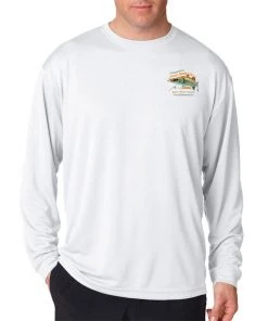 Mud Hole Custom Long-Sleeve Mesh Performance Tee: Emerging Snook 9 Mud Hole Custom Long-Sleeve Mesh Performance Tee: Emerging Snook