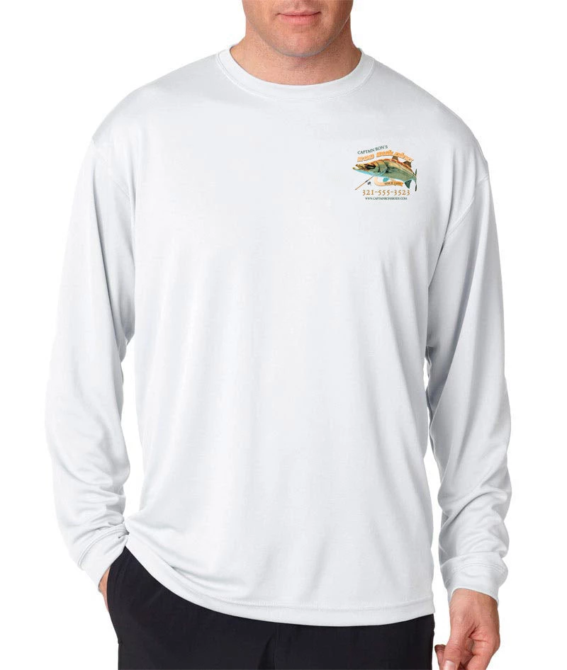 Mud Hole Custom Long-Sleeve Mesh Performance Tee: Emerging Snook 6 Mud Hole Custom Long-Sleeve Mesh Performance Tee: Emerging Snook
