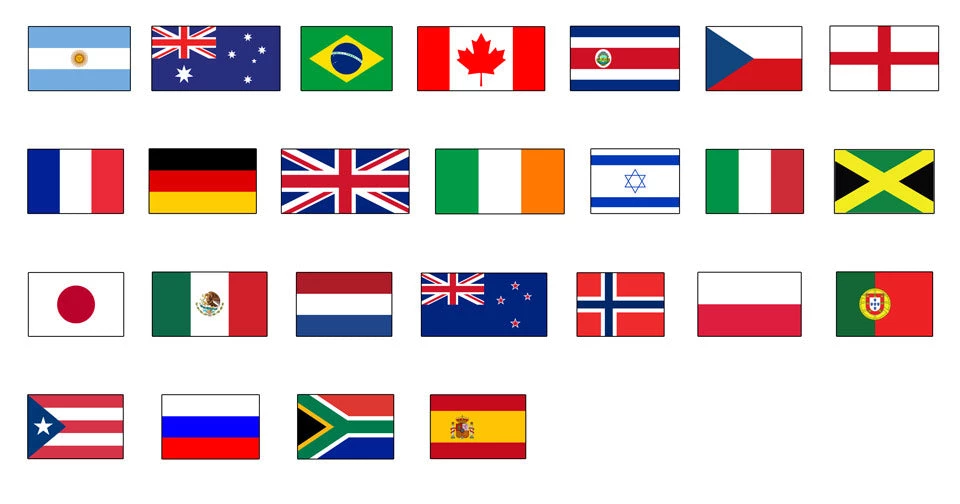 CRB International Flag Rod Decals Supplies 3 CRB International Flag Rod Decals Supplies