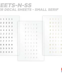 CRB Numeric Rod Decals - Peel & Stick Numbers
