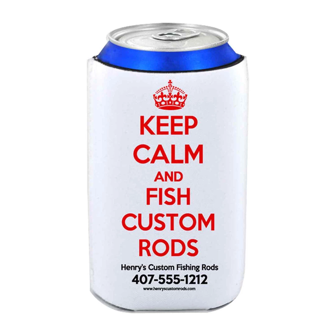 Mud Hole Personalized Can Koozie 018 Keep Calm And Fish Custom Rods 3 Mud Hole Personalized Can Koozie 018 Keep Calm And Fish Custom Rods