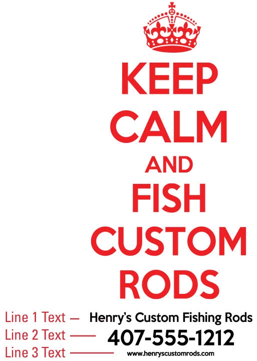 Mud Hole Personalized Can Koozie 018 Keep Calm And Fish Custom Rods 4 Mud Hole Personalized Can Koozie 018 Keep Calm And Fish Custom Rods
