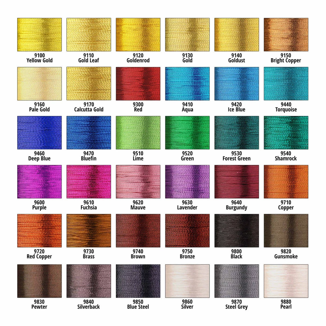 ProWrap Metallic Rod Winding Thread - Size A (100 Yds) Supplies 4 ProWrap Metallic Rod Winding Thread - Size A (100 Yds) Supplies