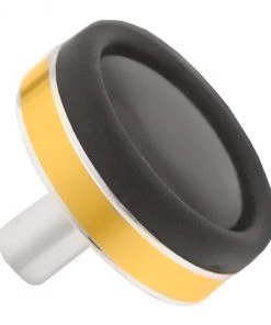 CRB Rubber Butt Cap With Designer Aluminum Trim Components