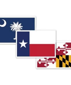 CRB Supplies US State Flag Rod Decals