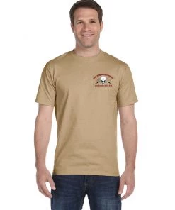 Mud Hole Custom T-Shirt: Skull With Crossing Rods Gear