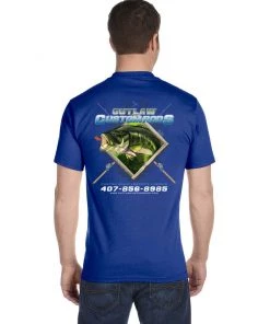 Mud Hole Custom T-Shirt: Largemouth Bass Chasing Lure