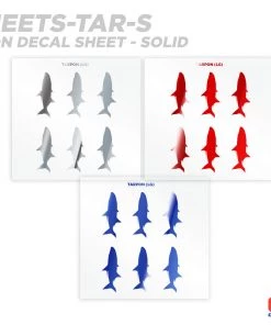 CRB Supplies Tarpon Silhouette Rod Decals - Peel & Stick