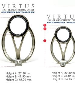 American Tackle Co. Virtus High Frame Stripping Guides Components