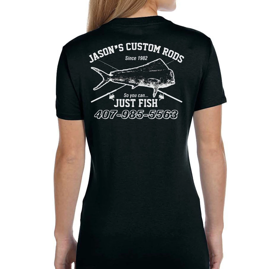 Mud Hole Women's Custom T-Shirt: Vintage Distressed Fish And Rods Gear 3 Mud Hole Women's Custom T-Shirt: Vintage Distressed Fish And Rods Gear